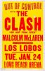 1984 The Clash Los Lobos Long Beach Arena Cardboard Poster Extra Fine 61