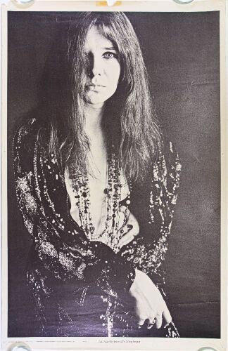 1967 Janis Joplin Bob Seidemann Mouse Studios Berkeley Bonaparte Headshop Poster Extra Fine 63