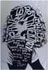 1970 Frank Zappa & The Mothers Of Invention Beloit College Field House Silver Foil Poster Extra Fine 65