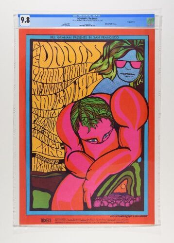 1967 BG-93 The Doors Procol Harum Winterland & Fillmore Auditorium Poster CGC 9.8