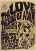 1966 FD-4 Love Sons Of Adam The Charlatans Fillmore Auditorium Signed Wilson Poster Excellent 73 Restored