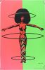 1971 Satellite Blacklight Headshop Poster Excellent 73