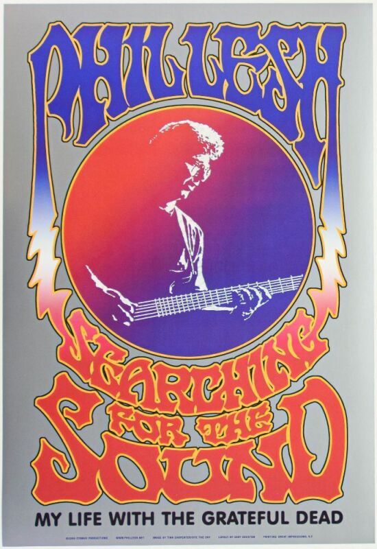 2005 Phil Lesh Searching for the Sound Promotional Poster Mint 90