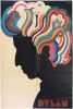 1967 Milton Glaser Bob Dylan Columbia Records Poster Extra Fine 61
