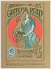 1967 FD-45 Grateful Dead Quicksilver Messenger Service Avalon Ballroom Postcard Near Mint 89