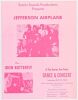 1968 Jefferson Airplane Iron Butterfly Swing Auditorium San Bernadino Flyer Extra Fine 69