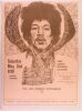 1970 Jimi Hendrix Experience The Dane County Memorial Coliseum Madison Poster MOUNTED