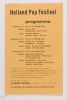 1970 Pink Floyd The Byrds Jefferson Airplane Santana Hot Tuna The Holland Pop Festival Kralingsebos Rotterdam Program Near Mint 81