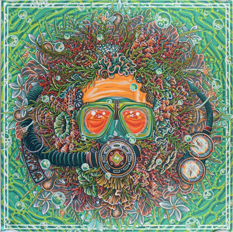2024 Jerry Garcia Kona Ripple Bicycle Day LE Poster Mint 93
