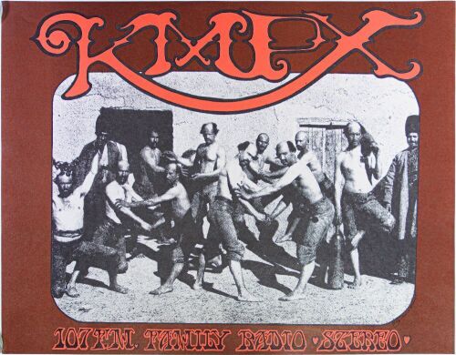 1967 AOR-2.259 KMPX Radio Station Promo Poster Near Mint 89