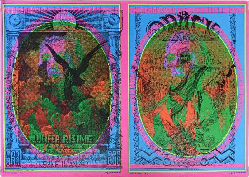 1967 NR-13B The Plastic Explosion Webbs In Stockton with Rick Griffin Overprint Poster Near Mint 85