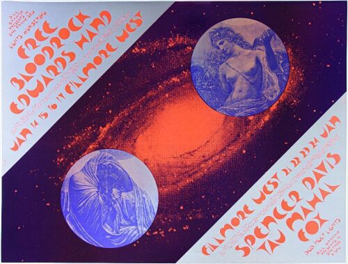 1971 BG-266 & 267 Spencer Davis Fillmore West Uncut Poster Near Mint 89