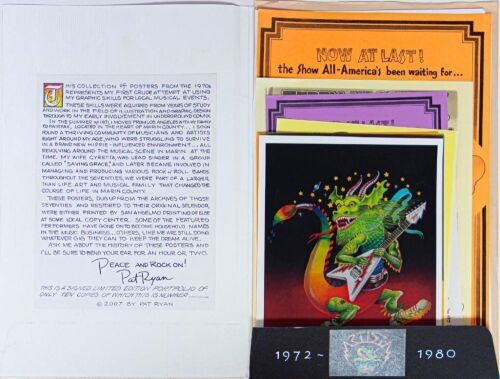 1980 Pat Ryan Limited Edition Portfolio Near Mint 80