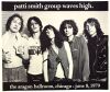1979 Patti Smith Group Aragon Ballroom Chicago Poster Mint 91