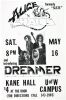 1987 Alice 'N Chains Dreamer University of Washington Kane Hall Seattle Poster Mint 93