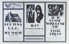 1973 Hot Tuna Joe Walsh Iggy Pop Wishbone Ash Elvin Bishop Band Hollywood Palladium & Santa Monica Civic Auditorium Poster Excellent 71