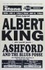 1984 Albert King The Stone San Francisco & The Omni Oakland Poster Excellent 70