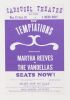 1968 The Temptations Martha Reeves The Vandellas Carousel Theatre West Covina Handbill Mint 93