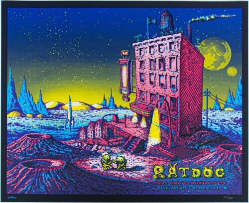 2014 David Welker Ratdog NYCB Theatre Westbury New York LE Poster Mint 91