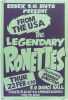1973 The Ronettes Ronnie Spector The Student Union Dance Hall Essex University Colchester Poster Excellent 75