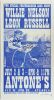 1998 Willie Nelson Leon Russell Antone's Austin Signed Nelson & Russell & Mohrmann Poster Near Mint 89