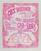 1969 VG-691023 Jim Franklin Velvet Underground Vulcan Gas Company Austin Handbill Near Mint 89 - 2