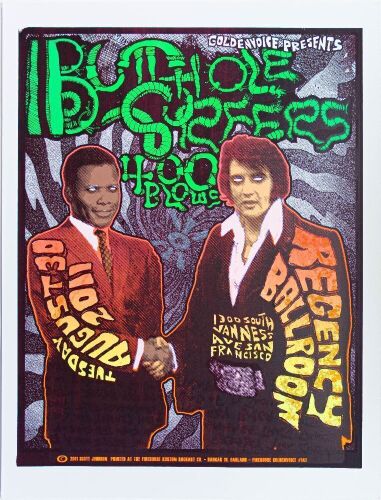 2011 Butthole Surfers The Regency Ballroom Poster Near Mint 85