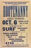 1968 Susan Garfield Bob Gahtan Hootenanny The Surf Nantucket Cardboard Poster Excellent 71