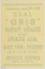 1954 Charlie Parker & His Jazz All-Stars The Open Door New York Handbill Mint 93 - 2