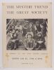 1966 The Mystery Trend The Great Society The Gate Theatre Sausalito Poster Extra Fine 65