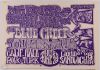 1967 Big Brother Janis Joplin Blue Cheer Congress of Wonders California Hall Poster Excellent 71