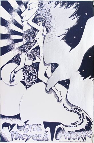 1967 OA-102 Tomorrow My White Bicycle Hapshash RP2 Poster Near Mint 85