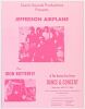 1968 Jefferson Airplane Iron Butterfly Swing Auditorium San Bernadino Flyer Near Mint 87