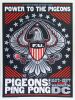 2019 Pigeons Playing Ping Pong The 9:30 Club & Anthem Washington DC LE Signed Band & Jeff Wood Poster Near Mint 87