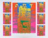 1987 Jerry Garcia Artists Rights Today Benefit Concert The Old Fillmore Uncut Proof Poster Near Mint 8