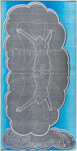 1969 VG-690502 Shiva's Headband Vulcan Gas Company Austin Handbill Excellent 77