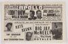 1953 Duke Ellington The Orioles The Apollo Theater New York Handbill Mint 91 - 2