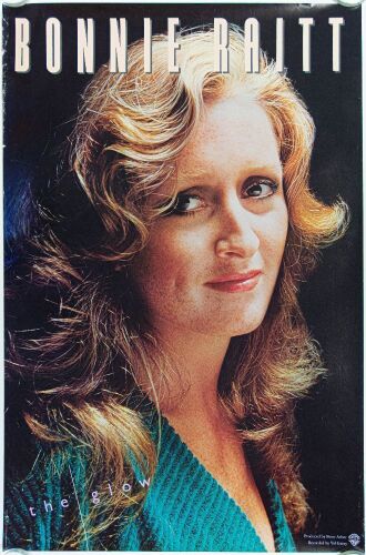 1979 Bonnie Raitt The Glow Promotional Poster Extra Fine 69