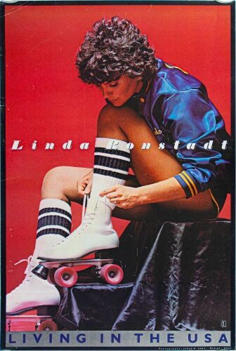 1978 Linda Ronstadt Living In The USA Promotional Poster Extra Fine 67