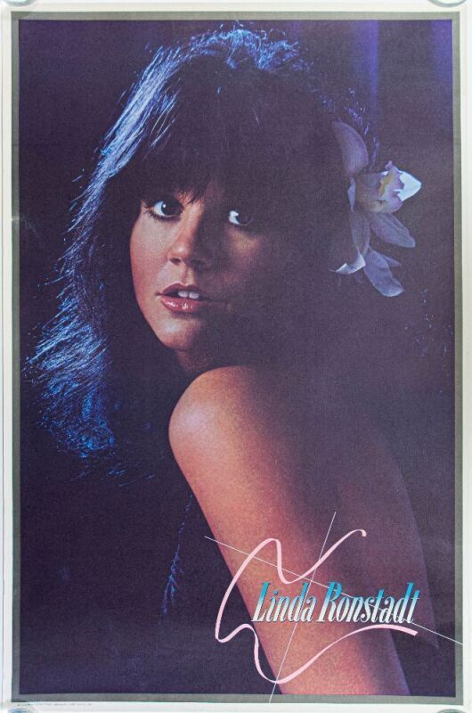 1977 Linda Ronstadt Star City Inc Headshop Poster Excellent 79