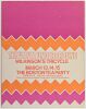 1969 Velvet Underground The Boston Tea Party Flyer MOUNTED