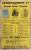 1963 Ray Charles The Highwaymen Dizzy Gillespie The Alan B. Shephard Civic Center Virginia Beach Cardboard Poster Fine 57