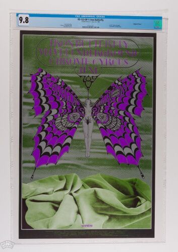 1968 FD-122 Iron Butterfly Velvet Underground Avalon Ballroom Poster CGC 9.8