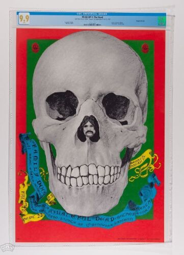 1967 FD-82 Grateful Dead 1601 W Evans Street Denver Poster CGC 9.9
