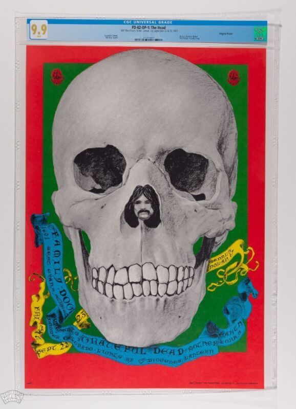 1967 FD-82 Grateful Dead 1601 W Evans Street Denver Poster CGC 9.9