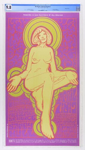 1967 BG-58 The Chambers Brothers Fillmore Auditorium Poster CGC 9.8
