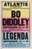 1970s Bo Diddley Atlantis Revere Beach Massachusetts Cardboard Poster Extra Fine 61