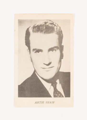 1939 Artie Shaw & His Orchestra The Pennsylvania Athletic Club Philadelphia Handbill Card Excellent 71