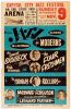 1958 Dave Brubeck Quartet Sonny Rollins The Capital City Jazz Festival North Carolina State Fair Arena Raleigh Cardboard Poster Fine 55