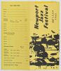 1965 John Coltrane Miles Davis Frank Sinatra Buddy Rich The Newport Jazz Festival Ticket Order Form Mailer Excellent 79